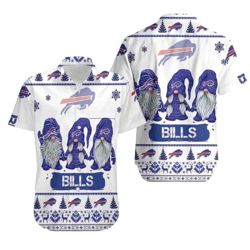 Buffalo Bills Christmas Gnomes Hawaiian Shirt 1