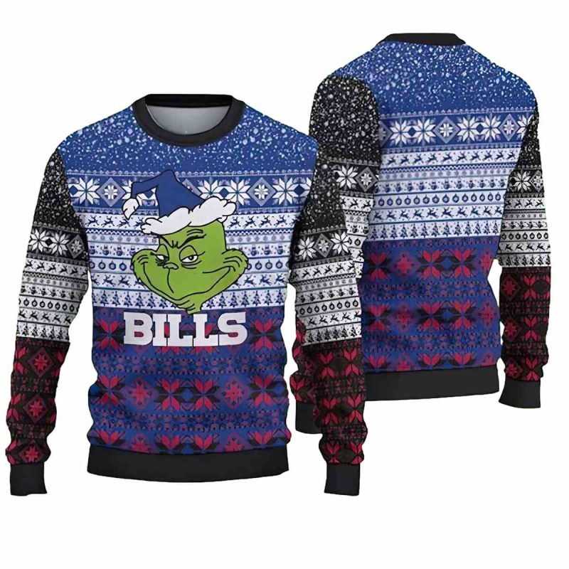 Buffalo-Bills-Christmas-Grinch-Face-Santa-Funny-Ugly-Sweater-1 Buffalo Bills Christmas Grinch Face Santa Funny Ugly Sweater 1