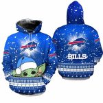 Buffalo Bills Christmas Yoda AOP Hoodie