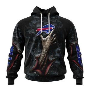 Buffalo Bills Clown Halloween AOP Hoodie