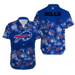 Buffalo Bills Coconut Trees And Balls Blue Hawaiian Shirt