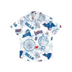 Buffalo Bills Compass And Globe Hawaiian Shirt