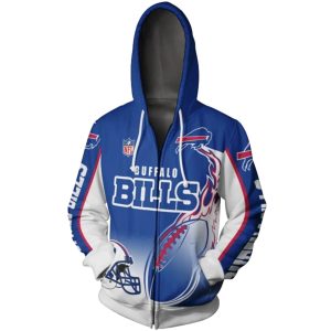 Buffalo Bills Cute Flame Balls Graphic Gift For Men AOP Hoodie