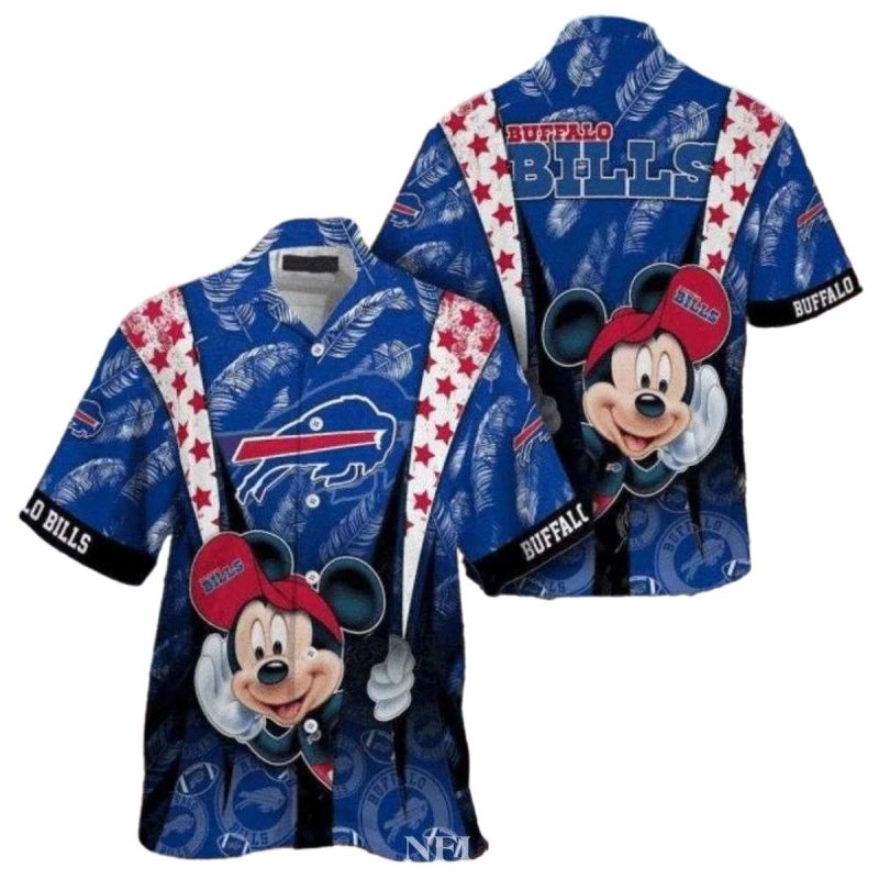 Buffalo Bills Cute Nfl Mickey Mouse Hawaiian Shirt 1