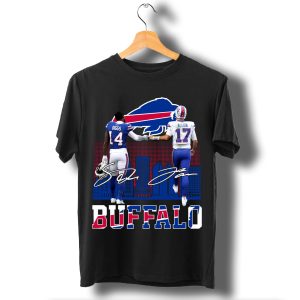 Buffalo Bills Diggs And Allen Signatures T Shirt