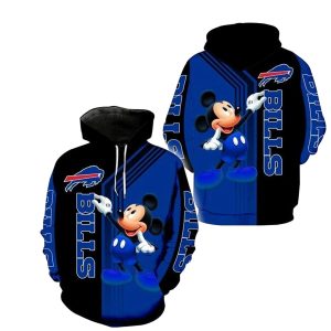 Buffalo Bills Disney Mickey Painting AOP Hoodie