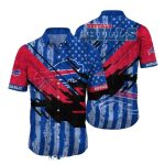 Buffalo Bills Distressed Flag With Red Streaks Hawaiian Shirt