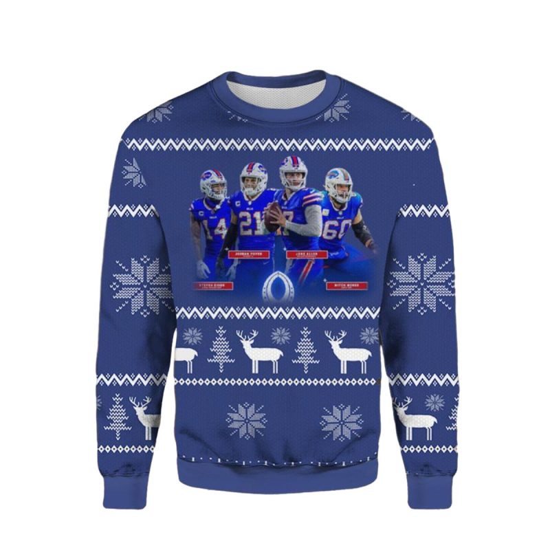 Buffalo-Bills-Dream-Team-Ugly-Sweater-1 Buffalo Bills Dream Team Ugly Sweater 1