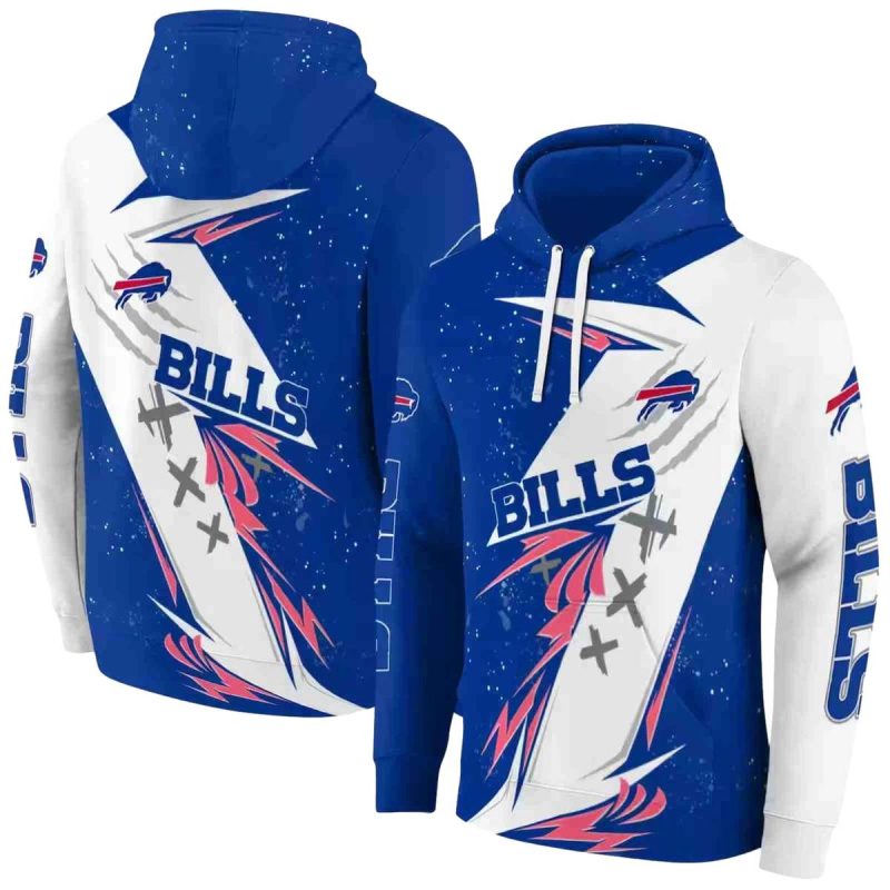 Buffalo Bills Dynamic Slash Blue White Aop Hoodie 1
