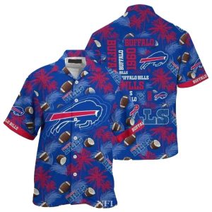 Buffalo Bills Est 1960 Tropical Touchdown Hawaiian Shirt