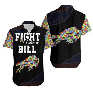 Buffalo Bills Fight Like Bills Autism Support Hawaiian Shirt
