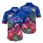 Buffalo Bills Flamingo And Tropical Flower Hawaiian Shirt
