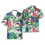 Buffalo Bills Flamingo Tropical Floral Hawaiian Shirt