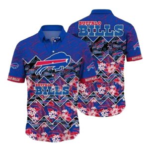Buffalo Bills Floral Embrace Hawaiian Shirt