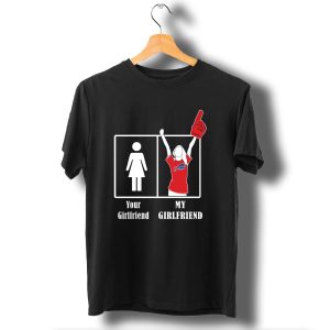 Buffalo Bills Foam Finger Fan Your Girlfriend My Girlfriend T-Shirt