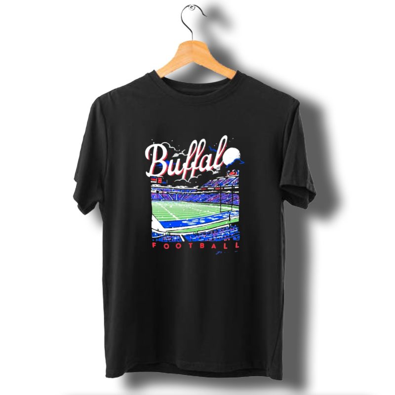 Buffalo Bills Football Night Stadium Scene Nfl T Shirt 1 T Shirt 1