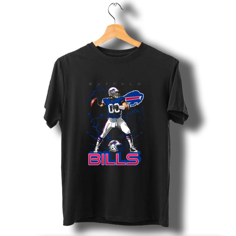 Buffalo Bills Football Player With Helmet T Shirt 1 T Shirt 1