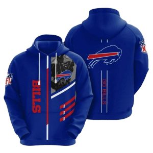 Buffalo Bills Go Bills Blue AOP Hoodie