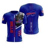 Buffalo Bills Go Bills Blue AOP T-Shirt