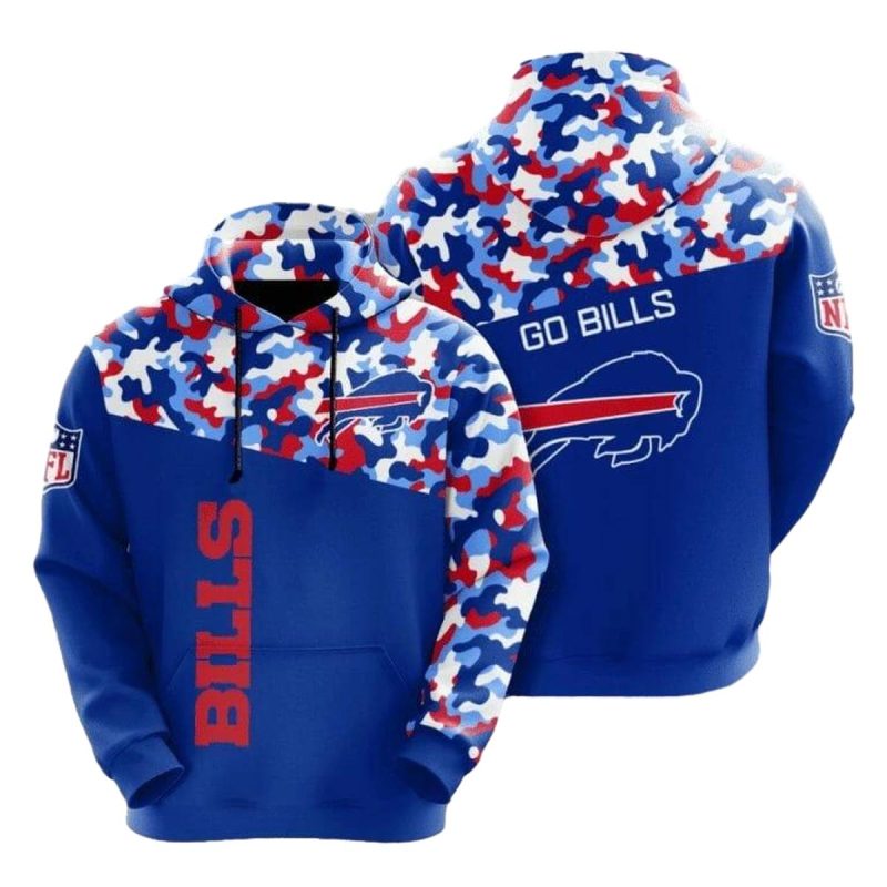 Buffalo Bills Go Bills Blue Red Camo Aop Hoodie 1