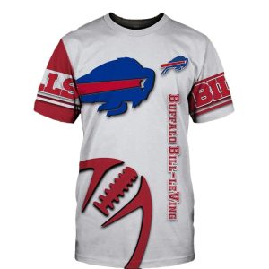 Buffalo Bills Graphic Balls Gift For Fans AOP T-Shirt