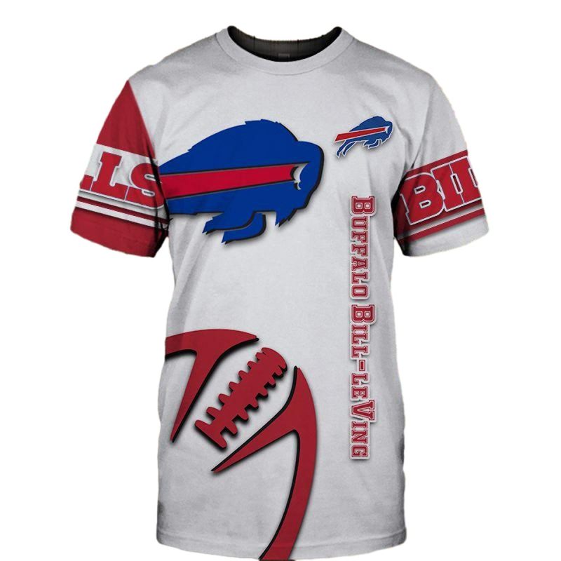 Buffalo Bills Graphic Balls Gift For Fans Aop T Shirt 1