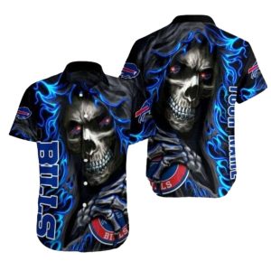 Buffalo Bills Gridiron Ghost Hawaiian Shirt