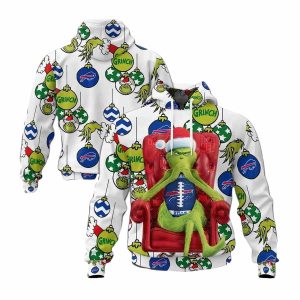 Buffalo Bills Grinch Christmas AOP Hoodie