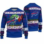 Buffalo Bills Grinch Hand Ugly Sweater