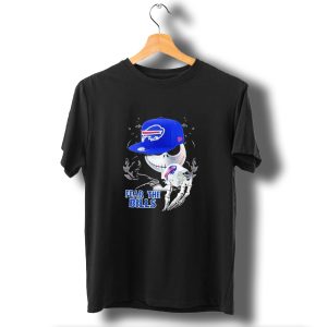 Buffalo Bills Halloween Jack Skellington Fear The Bills T-Shirt