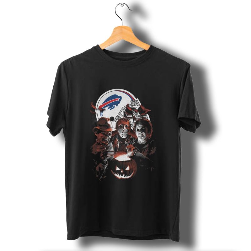 Buffalo Bills Halloween Scream Team T Shirt T Shirt 1