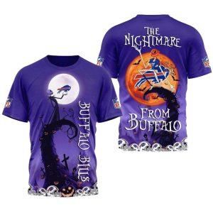 Buffalo Bills Halloween The Nightmare From Buffalo AOP T-Shirt