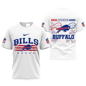 Buffalo Bills Happy 4Th Of July AOP T-Shirt