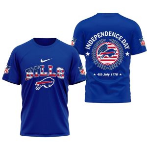 Buffalo Bills Happy Independence Day AOP T-Shirt