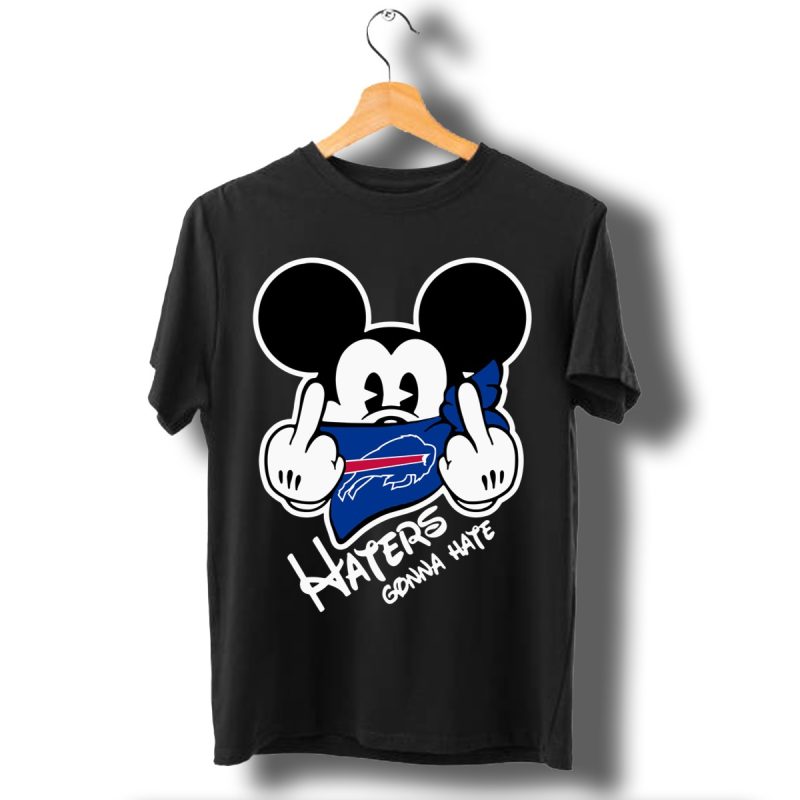 Buffalo Bills Haters Gonna Hate Mickey Mouse T Shirt T Shirt 1