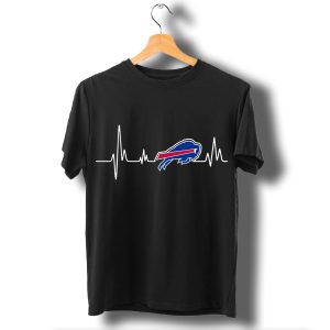 Buffalo Bills Heartbeat T Shirt
