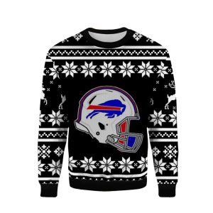 Buffalo Bills Helmet Lovely Ugly Sweater