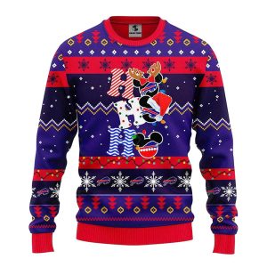 Buffalo Bills Hohoho Mickey Ugly Sweater