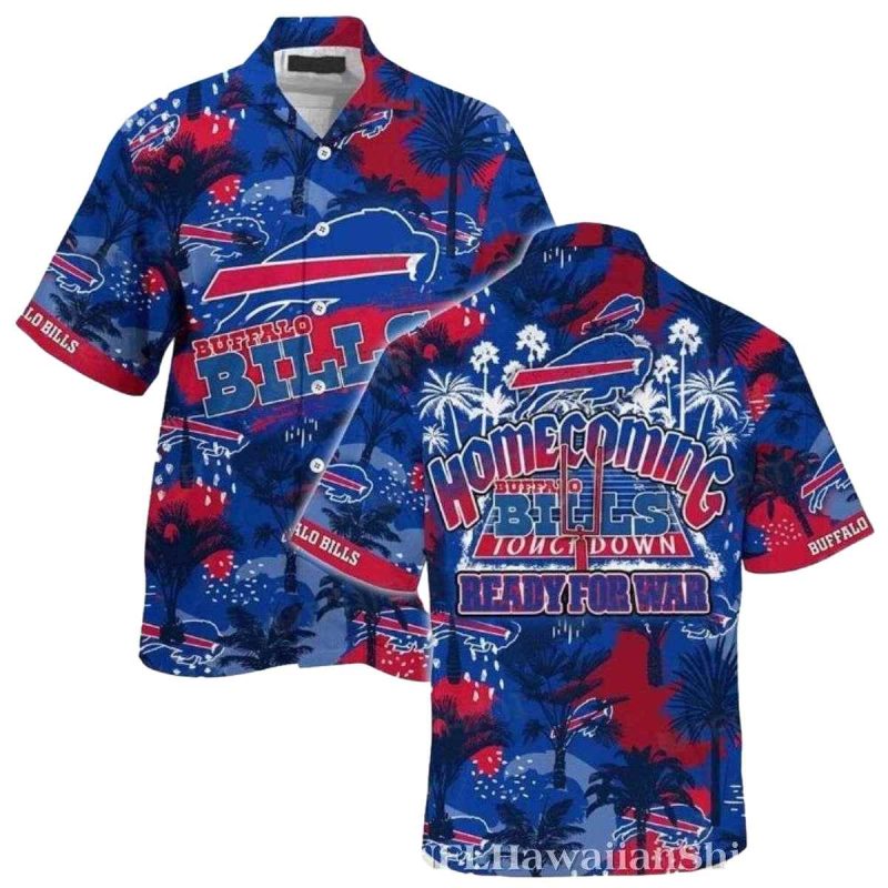 Buffalo Bills Homecoming Ready For War Hawaiian Shirt 1