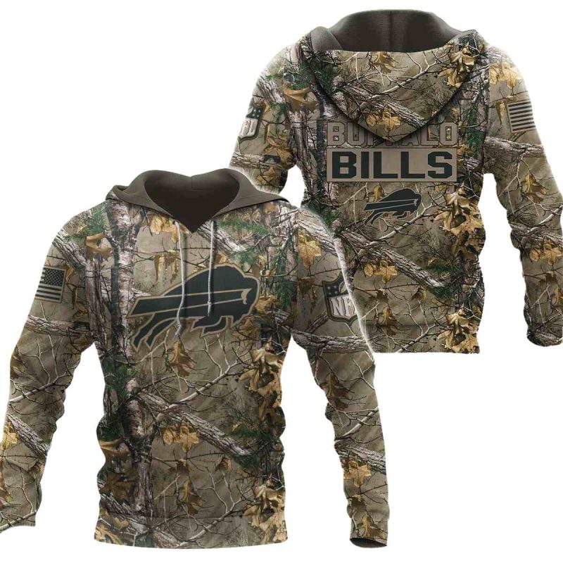 Buffalo Bills Hunting Camo Aop Hoodie 1