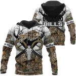 Buffalo Bills Hunting Camo Style AOP Hoodie