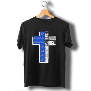 Buffalo Bills I Can Do All Things Through Christ Who Strengthens Me Christianity Cross T-Shirt