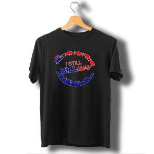 Buffalo Bills I Still Billieve Christmas 2024 Santa Sleigh Buffalo Skyline T-Shirt