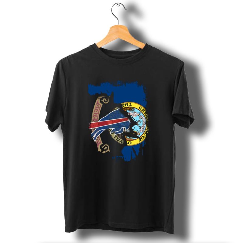 Buffalo Bills Idaho State Flag United Together T Shirt 1 T Shirt 1