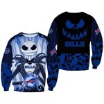 Buffalo Bills Jack Skellington Jumper Nightmare Before Christmas Ugly Sweater