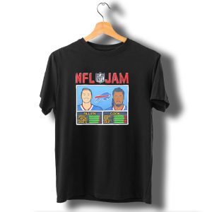Buffalo Bills Josh Allen James Cook Nfl Jam Player Stats T-Shirt