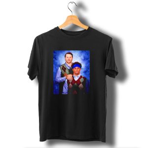 Buffalo Bills Josh Allen Keon Coleman Step Brothers T-Shirt