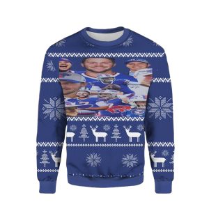 Buffalo Bills Josh Allen Let'S Go Ugly Sweater