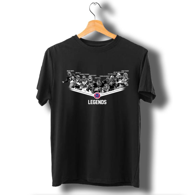 Buffalo Bills Legends Players Signatures T Shirt T Shirt 1
