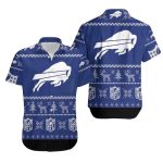 Buffalo Bills Logo Christmas Pattern Hawaiian Shirt